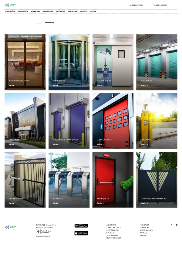 General Doors veb sayt