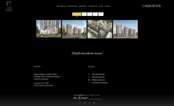 Lux Residence veb sayt