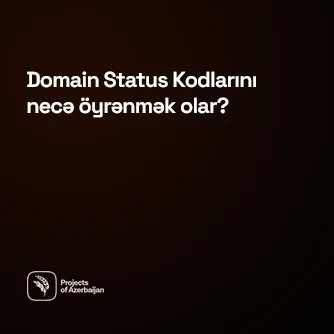 Domain Status Kodlarını necə öyrənmək olar?
